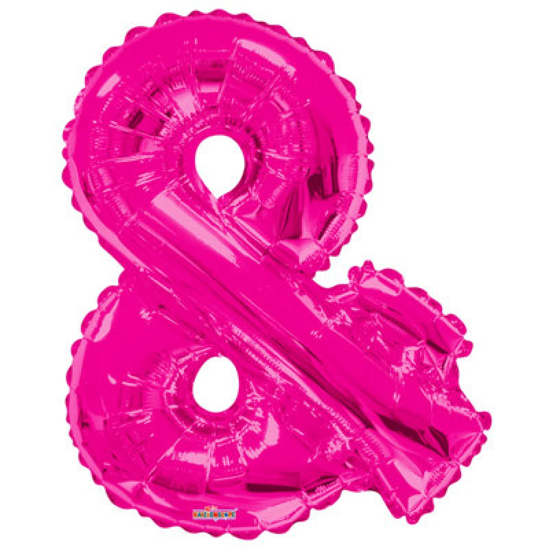 Image of Kaleidoscope 34" Foil Letter Blue Balloon Pink (H)