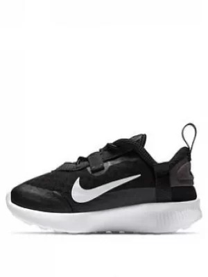 image of Nike Infant's Reposto, Black/White, Size 5.5