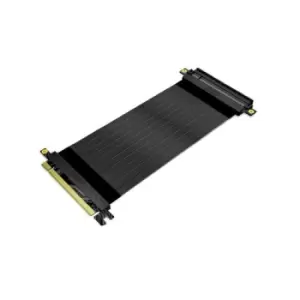 Image of Akasa RISER BLACK X2 Premium PCIe 3.0 x 16 Riser cable20CM 180 PCIe 3.0 x16 Female 180 PCIe 3.0 x16 Male