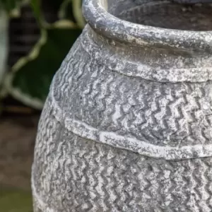 Image of Leverton Vase Antique Grey 39.5cm Grey