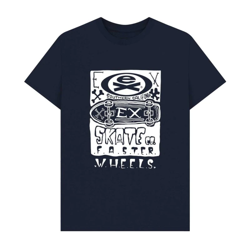 Image of Extreme Mens Southern California T-Shirt in Navy Size: XS Navy Male XS