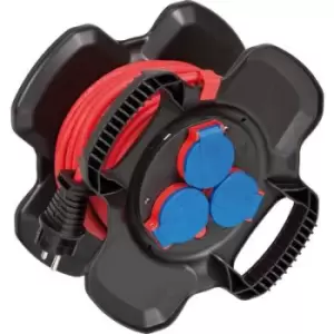 Image of Brennenstuhl 1169717100 Current Cable extension Black, Red 10.00 m
