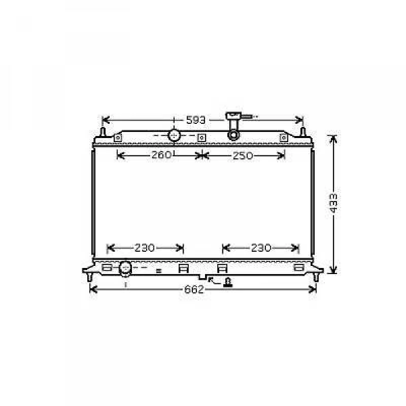 Image of Engine radiator DIEDERICHS DCM3780