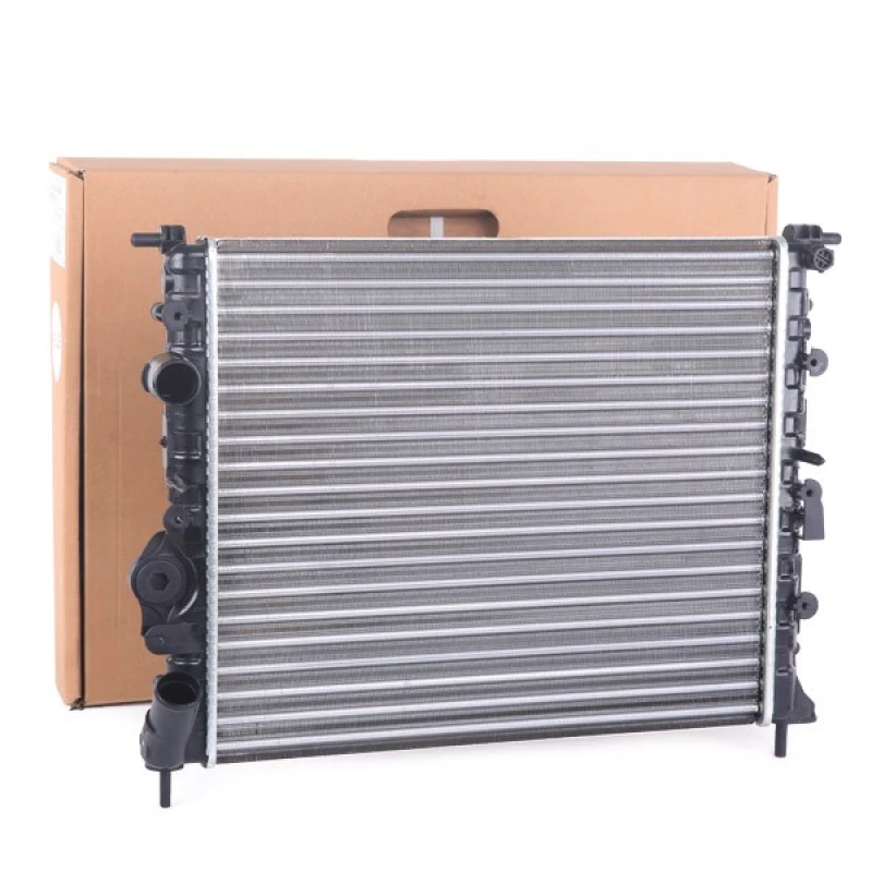 Image of VAN WEZEL 43002197 Engine radiator *** IR PLUS ***, Aluminium, Mechanically jointed cooling fins, with accessories Radiator,engine cooling (470)