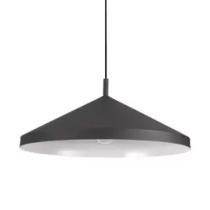 image of Yurta Dome Pendant Ceiling Light Black 50cm