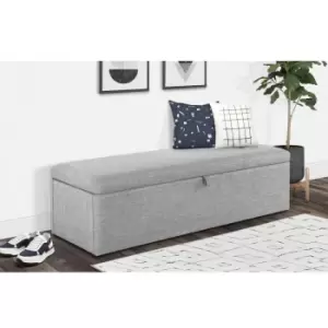 image of Julian Bowen Sorrento Blanket Box Light Grey