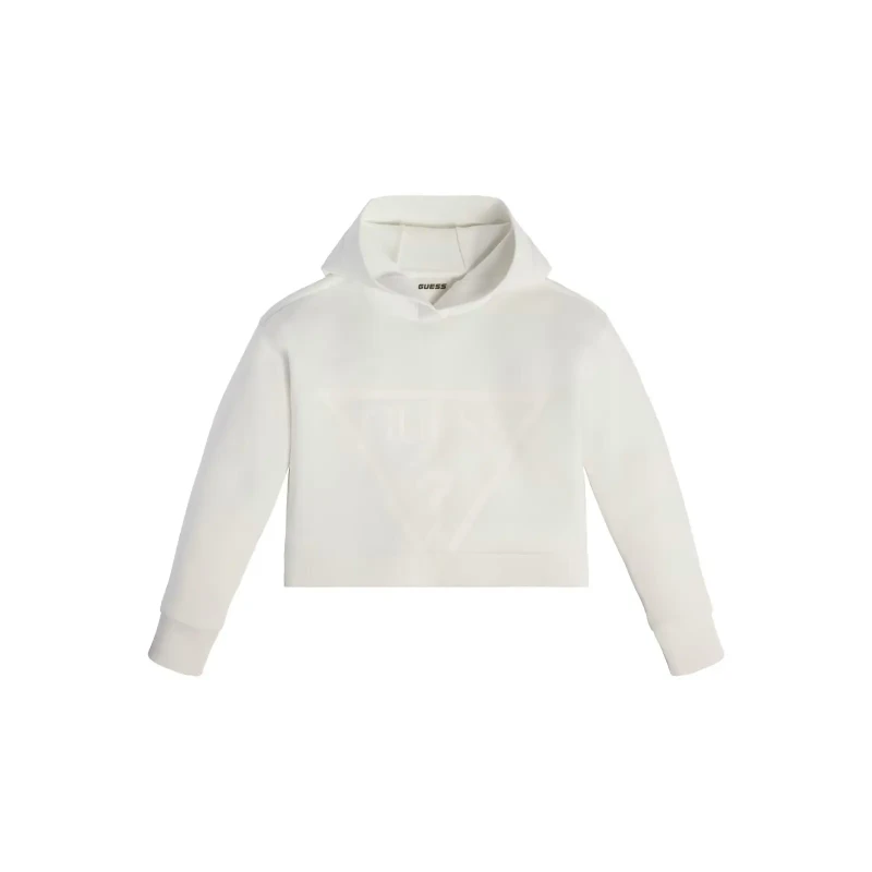Image of Guess Long sleeve hoodie girl Guess Active Blanc Female 8 ans