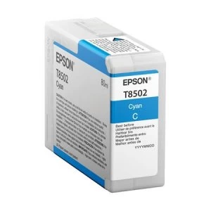Image of Epson T8502 Cyan Ink Cartridge