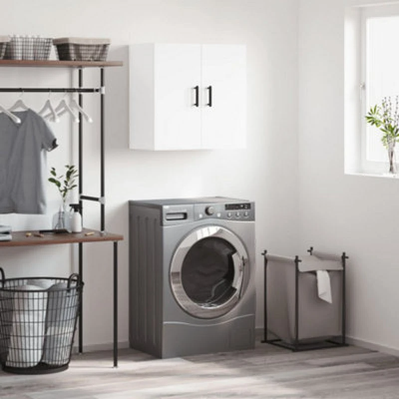 Image of VIDAXL Wall Cabinet White 60x31x60cm Engineered Wood Vidaxl 829972