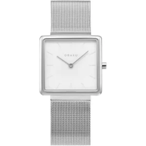 image of Ladies Obaku Kvadrat Steel Watch