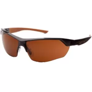 Image of Carhartt Mens Half Ratcheting Temple Safety Glasses One Size