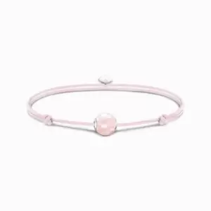 image of Pink Nylon Rose Quartz Bracelet A2113-813-9