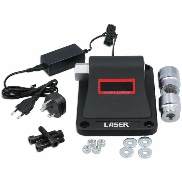 Image of LASER TOOLS Digital Torque Tester 100-2000Nm 8305 - Laser Tools 5018341083052