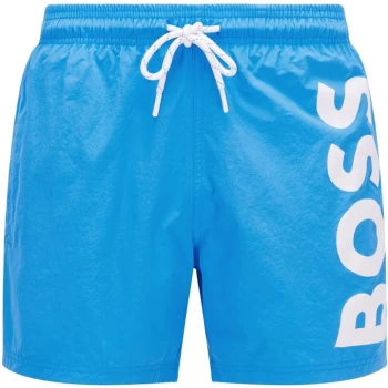 image of Hugo Boss Octopus Logo Swim Shorts Open Blue Size 2XL Men