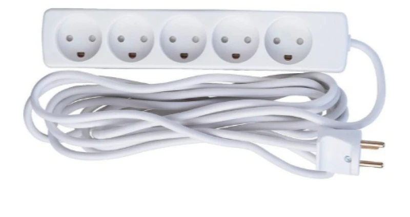 Image of Microconnect GRU0055WDK power extension 5m 5 AC outlet(s) Indoor Whit