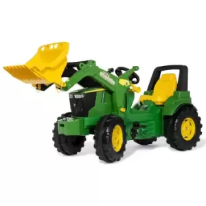 image of John Deere 7310R Kids Ride On Tractor with Frontloader