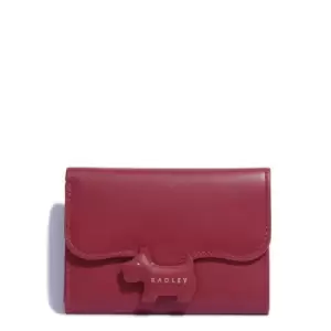 image of Radley Small Trifold Crest Purse - Red