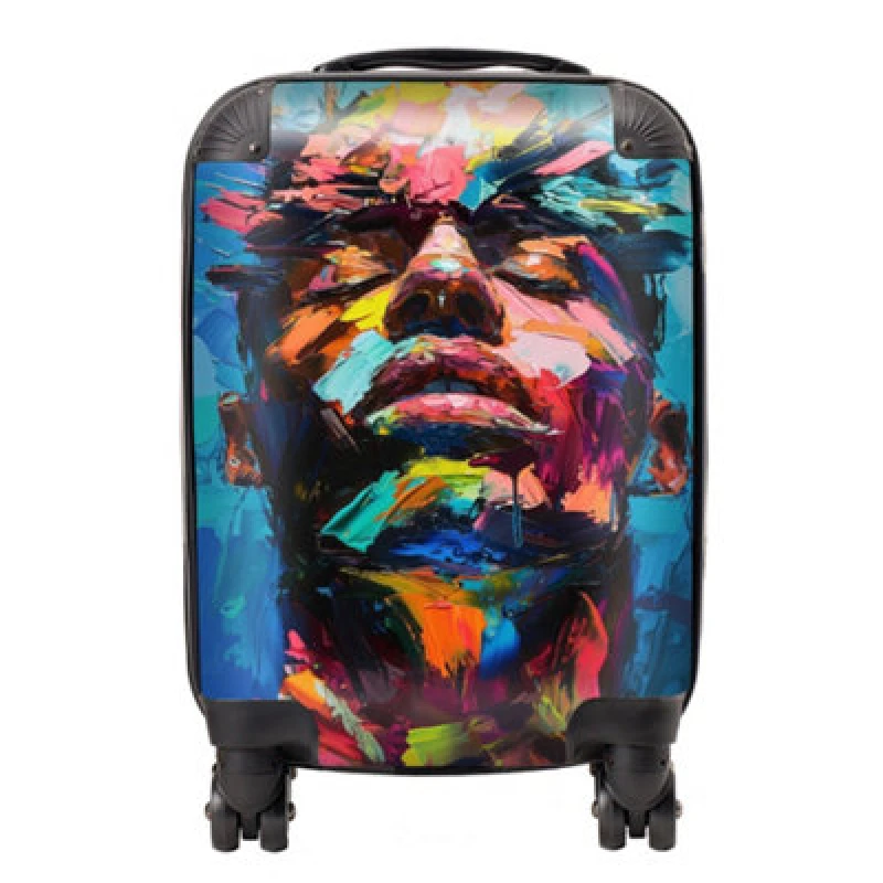 Image of Warren Reed Designer Radiant Reflection Suitcase - Small