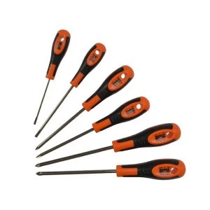 Image of Bahco 600 Series Screwdriver Set, 6 Piece SL/PH/PZ