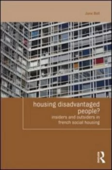 Image of Housing Disadvantaged People by Jane Ball Paperback