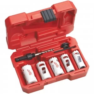 image of Milwaukee 7 Piece Hole Dozer Bi Metal Holesaw Set