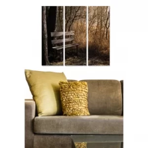 Image of MDF1190768 Multicolor Decorative MDF Painting (3 Pieces)