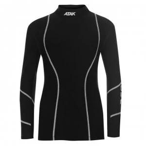 Image of Atak Compression Long Sleeve Top Junior - Black