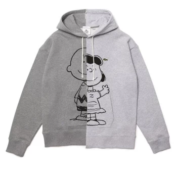 image of Lacoste X Peanuts Split Hoodie - Grey WV8