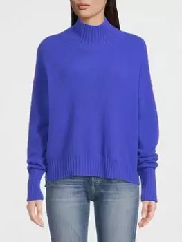 Image of Free People Vancouver Turtleneck Jumper - Blue