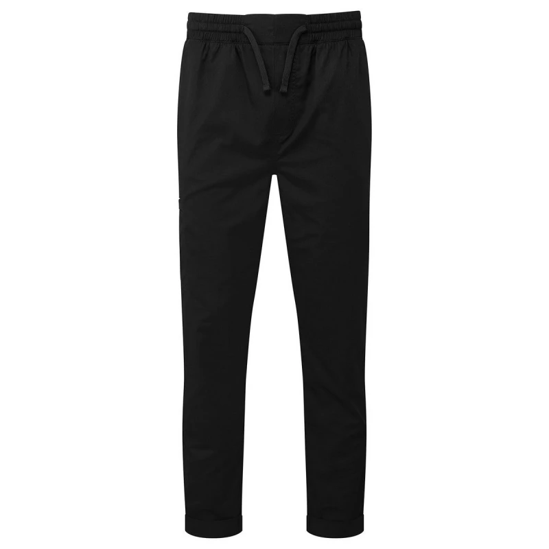 Image of Premier Premier Men Recyclight Cargo Chef Trousers in Black Size: Small Black S Male 5063470160426