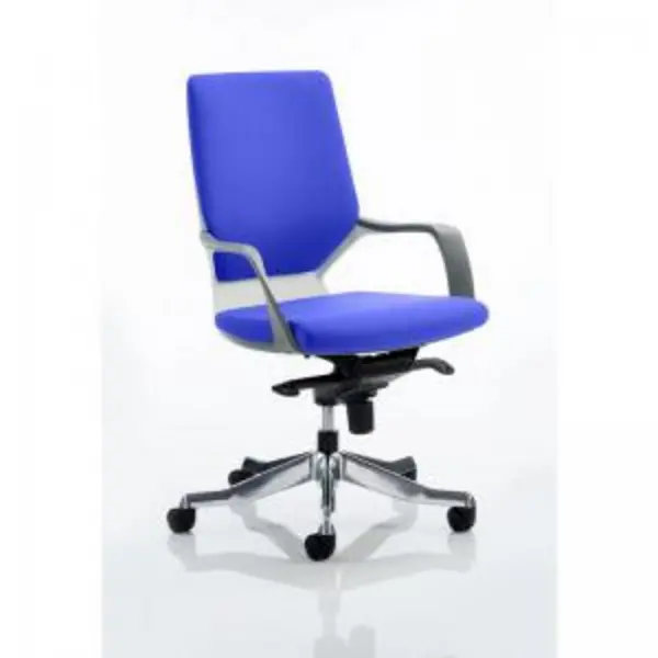 Image of Xenon Executive White Shell Medium Back Bespoke Colour Stevia Blue DYNKCUP0611