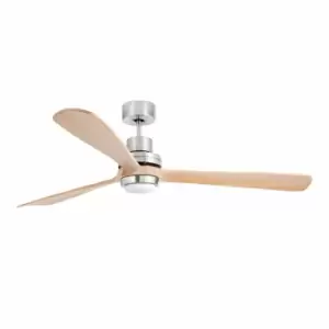 Lantau-G LED Matt Nickel, Pine Ceiling Fan With DC Motor