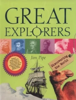 Image of Great Explorers by Jim Pipe Book