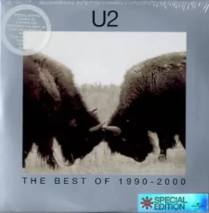 image of U2 The Best Of 1990-2000 - Sealed 2002 UK 3-disc CD/DVD Set CIDTU13