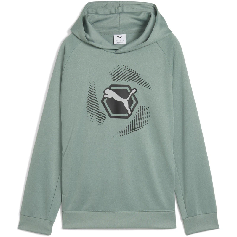 Image of Puma Graphic hood Green Moon unisex 7-8 (S)