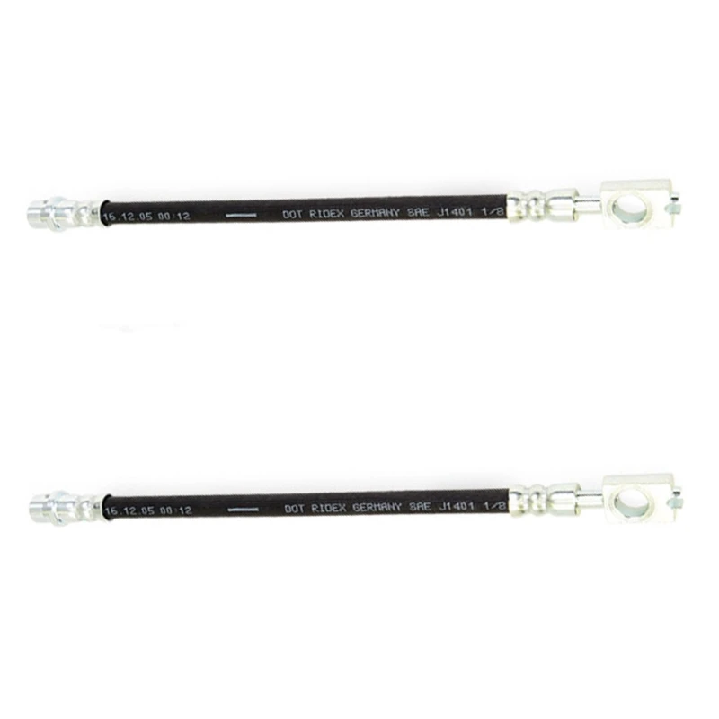 Image of RIDEX 83B0705 Brake Hose Rear Axle both sides, with banjo bolt Brake Hose (83)