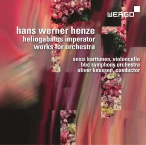 Image of Hans Werner Henze Heliogabalus Imperator Works for Orchestra by Hans Werner Henze CD Album