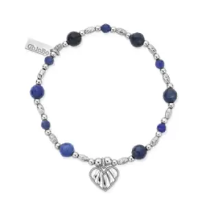 image of ChloBo Silver Heart of Dreams Sodalite Bracelet