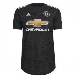 image of adidas Manchester United Away Shirt 2020 2021 Ladies - Green