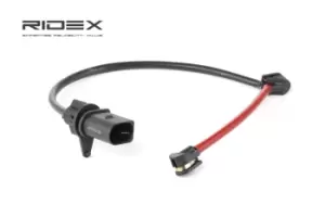 Image of RIDEX Brake Pad Wear Sensor AUDI 407W0125 8R0615121A Brake Wear Indicator,Brake Wear Sensor,Warning Contact, brake pad wear