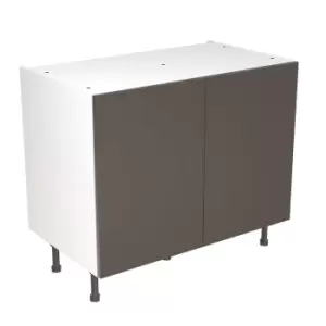 image of KitchenKIT Slab 100cm Base Unit - Gloss Graphite