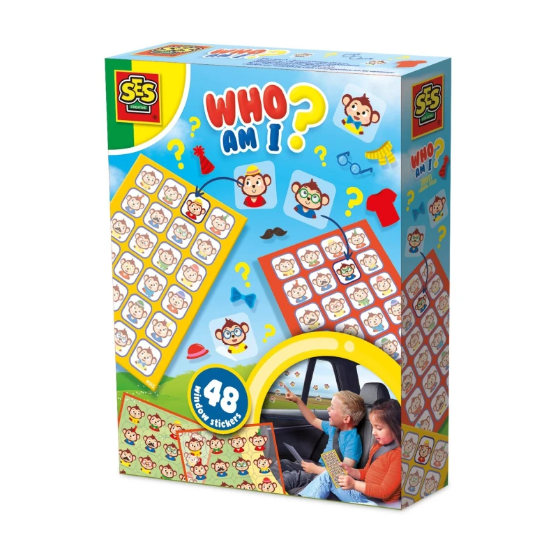 Image of SES Creative Who am I? - Travel window stickers Multi unisex One Size