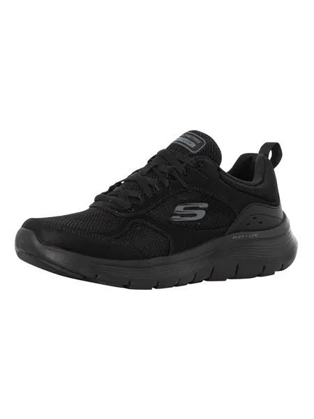 Image of Skechers Flex Advantage Trainers Black 7 UK