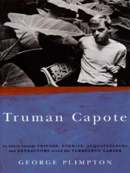 Image of Truman Capote by George Plimpton Hardback
