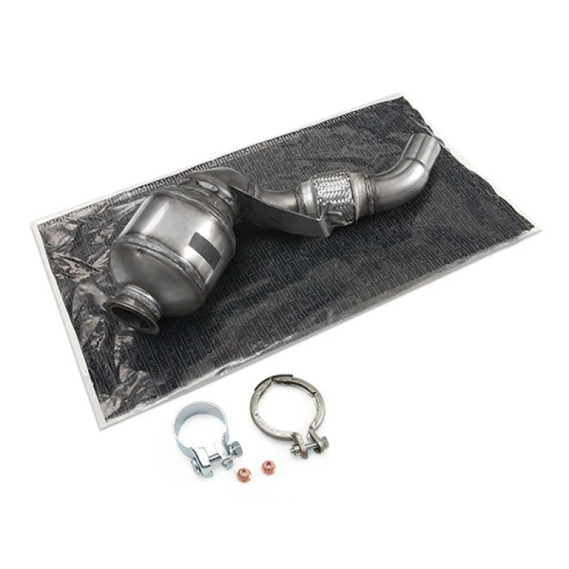 Image of RIDEX 429C0648 Catalytic Converter with mounting kit, Front Catalyst Converter (429)