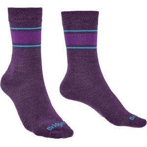 Image of Bridgedale EVERYDAY Sock / Liner Merino Performance Womens - Large Purple