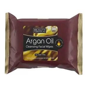 image of Beauty Formulas Argan Oil Facial Wipes