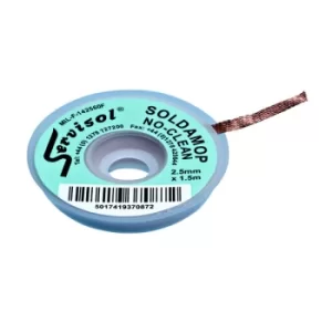 image of Servisol 6200004370 Soldamop No-Clean 2.5mm x 1.5m