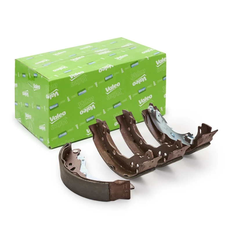 Image of VALEO 562810 Brake Shoes Rear Axle, without wheel brake cylinder Brake Shoe Set (70)