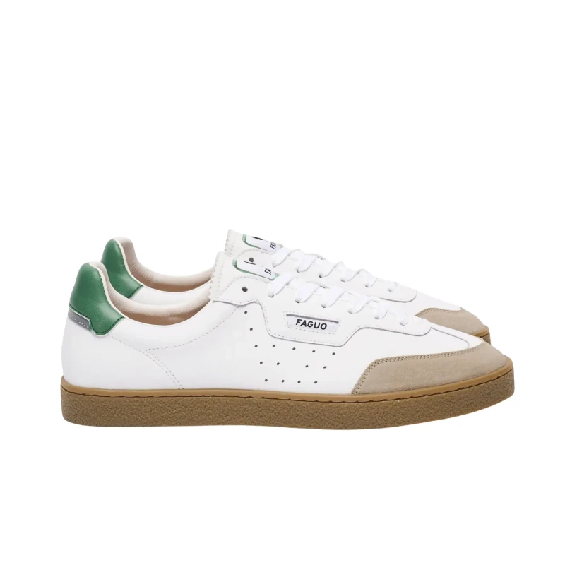 Image of Faguo Leather Trainers Faguo Lumbo Blanc Unisex 44
